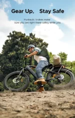 2024 ENGWE E26 26 Zoll Damen E-Bike 48v Lithium 16Ah 250W Doppelgefedertes All-Terrain City Elektrofahrrad Fahrrad Modell für Frauen Grün – Bild 3