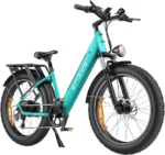2024 ENGWE E26 26 Zoll Damen E-Bike 48v Lithium 16Ah 250W Doppelgefedertes All-Terrain City Elektrofahrrad Fahrrad Modell für Frauen Grün