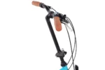 CHILLIZ Faltrad 20 Zoll FLD.01 türkis Rahmenhöhe 33 cm Damen Herren Klapprad 6 Gänge V-Brake – Bild 3