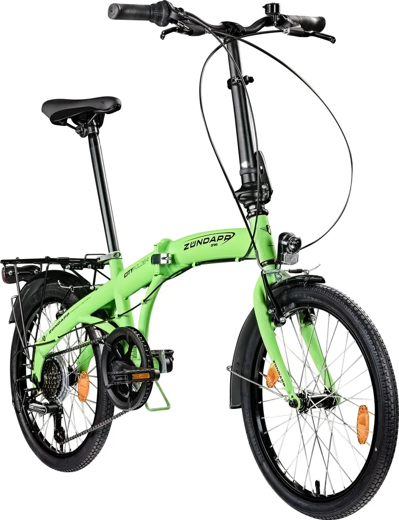 5d3404e5018303a783de69d706f26275 Zündapp ZF20 Speed Folder 20 Zoll Klapprad Faltrad Stadtrad Fahrrad faltbar Klappfahrrad StVZO – Bild 1
