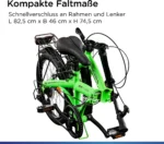 Zündapp ZF20 Speed Folder 20 Zoll Klapprad Faltrad Stadtrad Fahrrad faltbar Klappfahrrad StVZO – Bild 7
