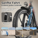 203.0Zoll LCD Fat Faltbar E- Bike E-Mountainbike Elektrofahrrad 20Ah Bis 120Km SHIMANO 7 25kmh E Klapprad , Elektrofahrrad E-Hollandräder – Bild 12