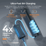 ENGWE E Bike mit APP, ebike 48V 13.5Ah Akku bis 135km, Drehmomentsensor & hydraulische Bremsen, 20  3.0 Reifen, 2 Stunden aufgeladen – Bild 5