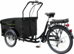 SachsenRAD E-Lastenrad T1 Grand Trunk, Flexible Transportbox mit Versteckter,Abschließbarer Box mit LCD Display und StVZO-Zugelassung, Kindertransport – Bild 2