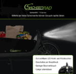 SachsenRAD E-Lastenrad T10 Caribou, Flexible Transportbox mit Versteckter,Abschließbarer Box mit LCD Display und StVZO-Zugelassung für Kindertransport – Bild 6