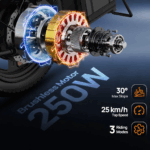 14 Zoll E-Bike Klappräder E-Bikes 250W, 25km/h, 60 km Reichweite, 36V/7.5Ah AKKU Elektrofahrrad Klappbar E-Bike City E-Bikes & E-Hollandräder Faltbar – Bild 4