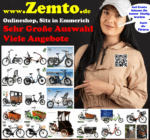 Elektro Dreirad Trike 3 Gang, Tiefeinstieg 20 Zoll schwarz, Fahrfertig, inkl. Kettenschloss und Rückspiegel – Bild 12