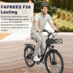 E-Bike 26 Zoll 158 - 198 cm Pannensichere Reifen 36 V 20,3 Ah 730,8 Wh bis zu 160 - 200 km Wasserdicht IP54 mit 7 Gang, Schwarz – Bild 7
