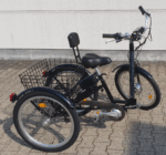 Elektro Therapierad Gleichgewichtsproblem Lösung 24 Zoll ElektroDreirad Klapprad Rucklehne PEDELEC 250W bis 25km/h – Bild 4