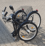 Elektro Therapierad Gleichgewichtsproblem Lösung 24 Zoll ElektroDreirad Klapprad Rucklehne PEDELEC 250W bis 25km/h – Bild 9