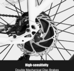 für Erwachsene, Leichter Aluminiumrahmen Elektrofahrrad, Shimano 7 Gänge mit Federgabel Ebike für Damen und Herren – Bild 6