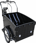 SachsenRAD E-Lastenrad T1 Grand Trunk, Flexible Transportbox mit Versteckter,Abschließbarer Box mit LCD Display und StVZO-Zugelassung, Kindertransport – Bild 4