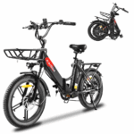 20.8Ah 20 Zoll ebike E-Bike City E-Bikes & E-Hollandräder Elektrofahrrad Tire für Schnee, Stadt, Strand 90KM Reichweite & 150KG Belastung E-Klapprad
