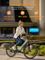 HillMiles E Bike, City E-Bike & E-Hollandrad mit 36V 13Ah Akku bis zu 80-100km, SHIMANO 7-Gang, 250W Motor&25km/h, MileCity1 – Bild 8