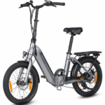 SAXXX Faltrad E-Bike Foldi, 410Wh Akku , 80 km Reichweite, Shimano Nexus 7-Gang, 250 W Hinterradmotor, 20 × 2.3″ CST, mechanische Scheibenbremse, Grau – Bild 2