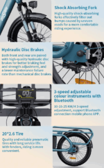 E-Bike Longtail Cargo-E-Bike Elektro-Lastenfahrrad fürfür eine große Familie 27Ah 25km/h Elektrofahrrad Herren Frauen – Bild 11