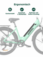 HillMiles E Bike, City E-Bike & E-Hollandrad mit 36V 13Ah Akku bis zu 80-100km, SHIMANO 7-Gang, 250W Motor&25km/h, MileCity1 – Bild 6
