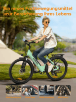 HillMiles E Bike, City E-Bike & E-Hollandrad mit 36V 13Ah Akku bis zu 80-100km, SHIMANO 7-Gang, 250W Motor&25km/h, MileCity1 – Bild 9
