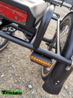Elektro Dreirad Trike 3 Gang, Tiefeinstieg 20 Zoll schwarz, Fahrfertig, inkl. Kettenschloss und Rückspiegel – Bild 4